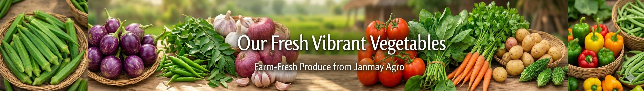 Fresh Vibrant Vegetables - Janmay Agro
